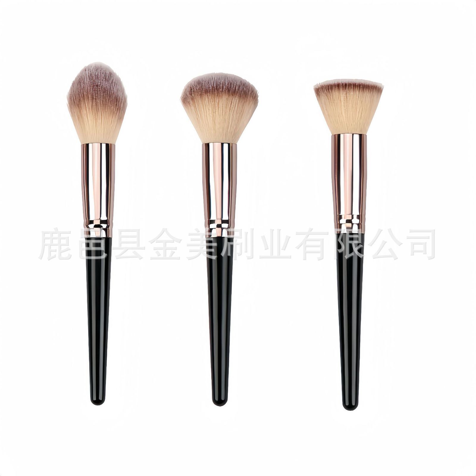 310151820pcs Black Makeup Brushes Set Foundation Brush Eyeshadow Brush 240621