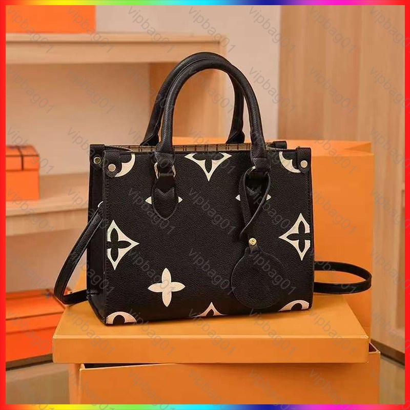 5A Designer Bag Women Crossbody On the go Embossed Flower Large Capacity Clutch Tote Bag Fashion Womens Shoulder Bags Handbag Lady Cross body Female backpack Purse