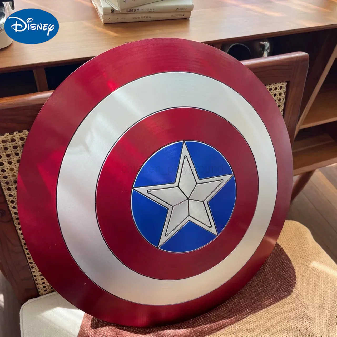 DISNEY 60cm Marvel Captain America Superhero Shield Premium Version Model Peripherals Cosplay Props Collectible Decorative Gifts Toys for Kids W250703