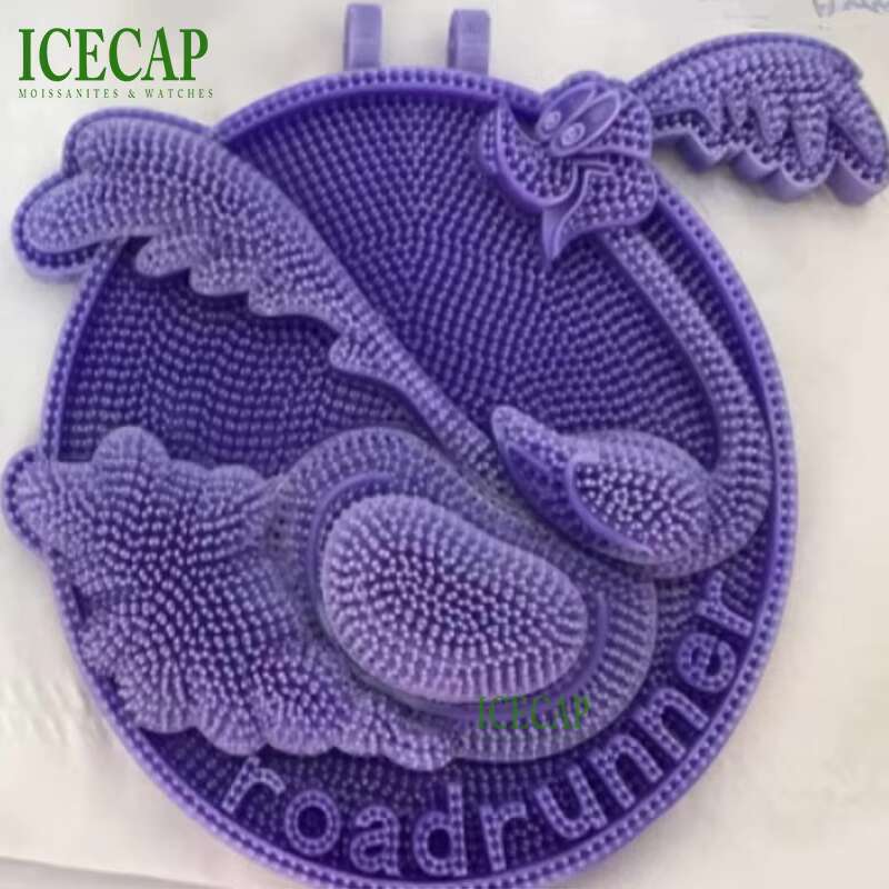 Two Tone VVS Moissanite Diamond Custom Pendant Fine Jewelry Iced Out Cartoon 925 Sterling Silver Pendant Charm Necklace for Men