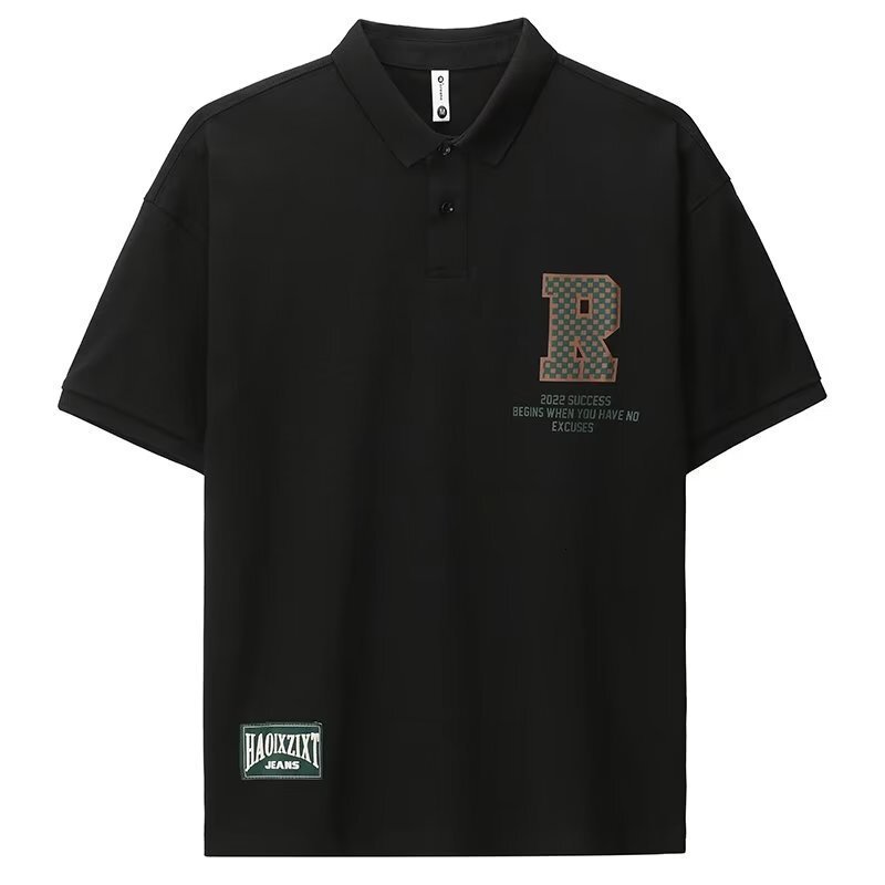 Summer Short Sleeves 2025 New Style Five-quarter Sleeve Casual New Simple Standard Trendy Designer T-shirt Men's Fashion Youth Popular Temperamen