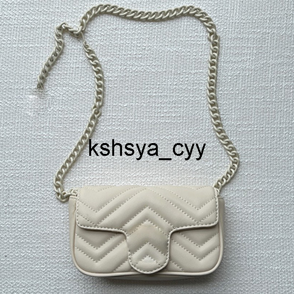 020 New Women's Mini Shoulder Bag Small Size Chain Bag Designer One-shoulder Messenger Crossbody Bags Black White Fashion Handbags g Purse