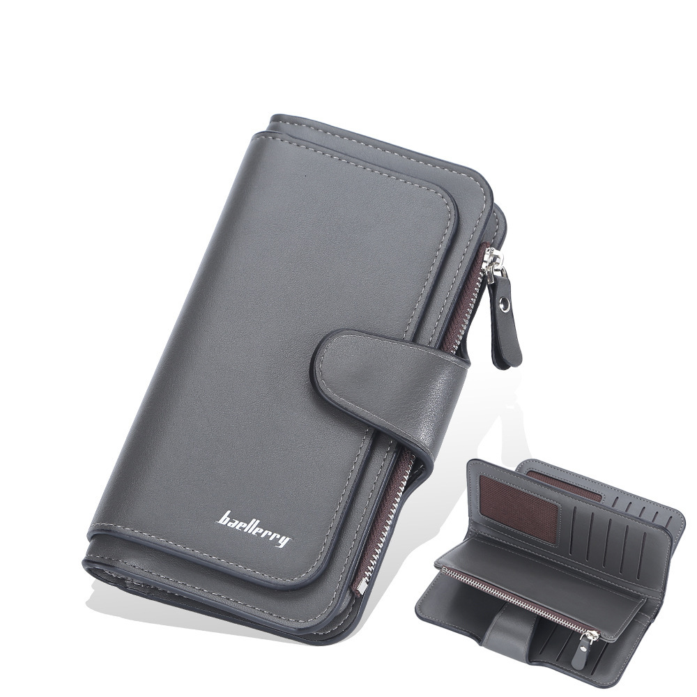 Designer Wallet Baellerry Women's Wallet 70% Off Long Korean Luxury Bag Style Multi-card Slot Zipper Wallet Fashion Buckle Women's Clutch