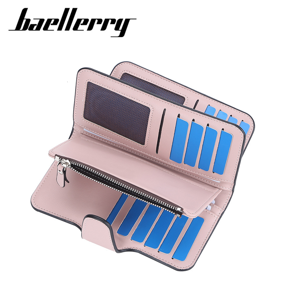Designer Wallet Baellerry Women's Wallet 70% Off Long Korean Luxury Bag Style Multi-card Slot Zipper Wallet Fashion Buckle Women's Clutch