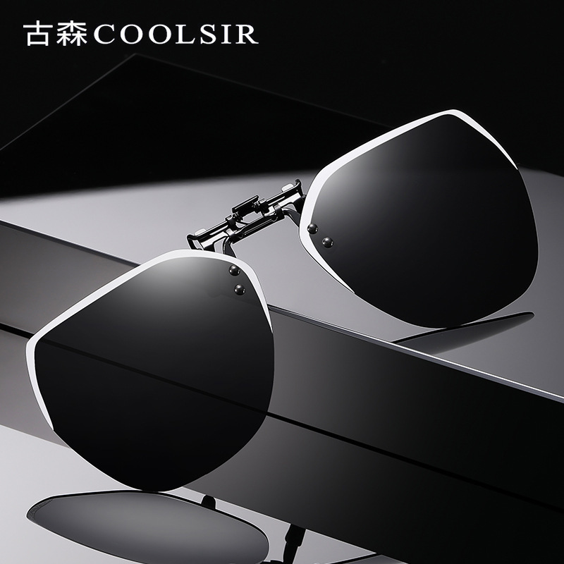 New Style Polarized 3012 Flip-Up Glasses for Men and Women Driving Sunglasses Clip-On