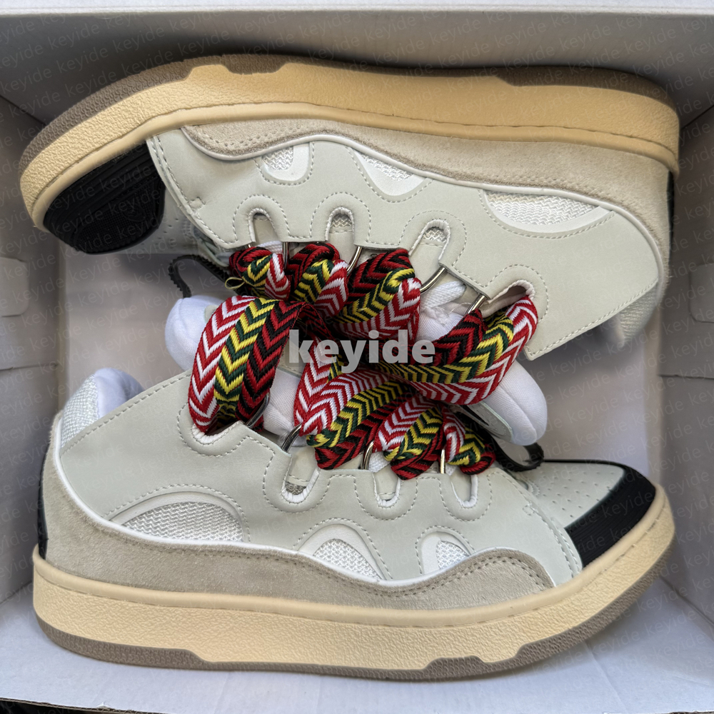 Designer Sneakers Curb Men Women Luxury Casual Shoes Leather Running Shoes Extraordinary Casual Sneaker Black Green Red Pink Sports Trainers Size 35-46