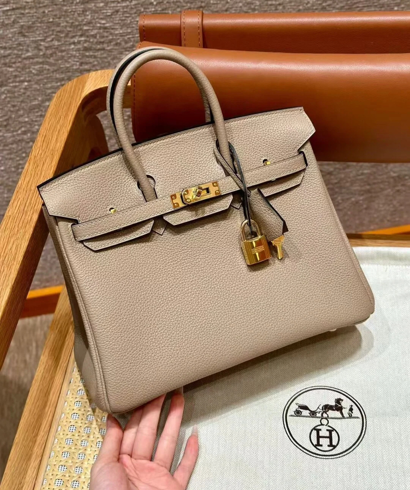 10A Luxury Designer Bag Womens Handbag Womens Brown Handbag Handmade 25cm Genuine Leather Handmade Lock Zipper Pocket Fashion