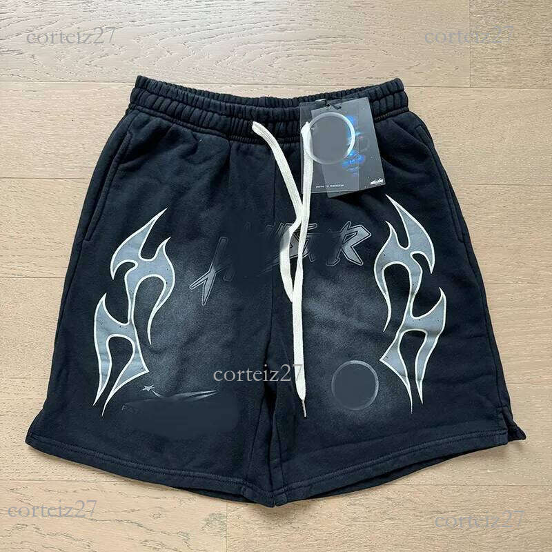 Hellness Star Shorts Designer Mens Hellness Star Short High Street Vintage Loose Outdoor Sports High Quality Fashion Luxury Summer Beach Shorts Swimming Shorts Ff1