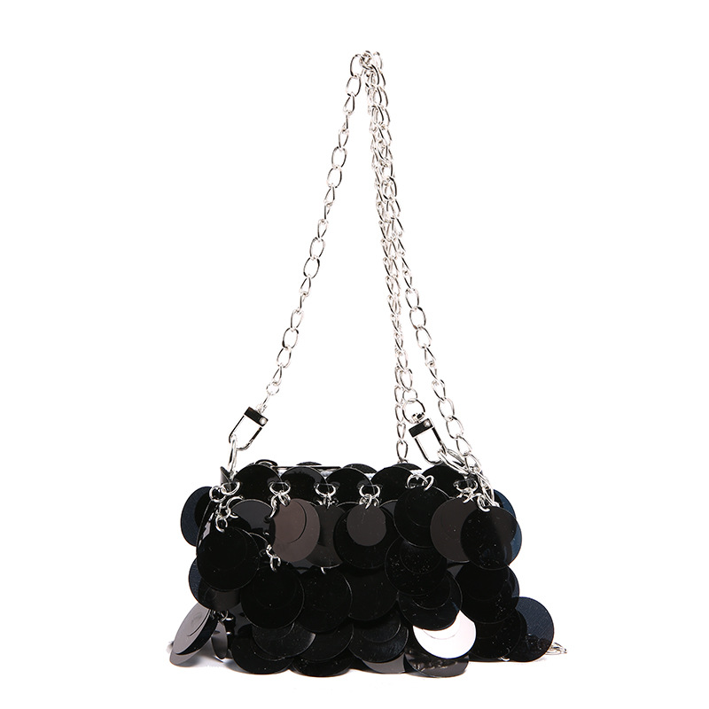 Personalized Womens Crossbody Bag with Sparkling Sequin Embellishment