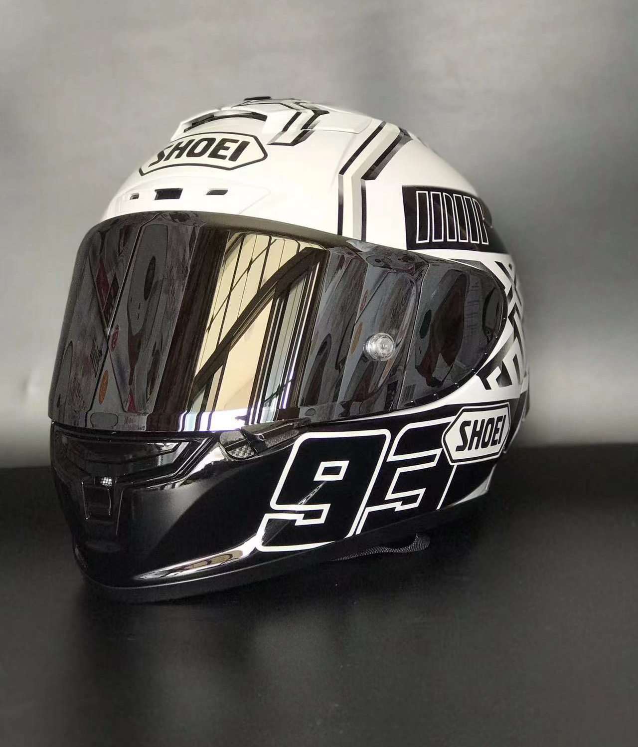 Motorcycle Full-face Helmet SHOEI X-14 Helmet X-SPIRIT III X-Fourteen Sports Bicycle Racing Helmet Marquez 4 White Ants