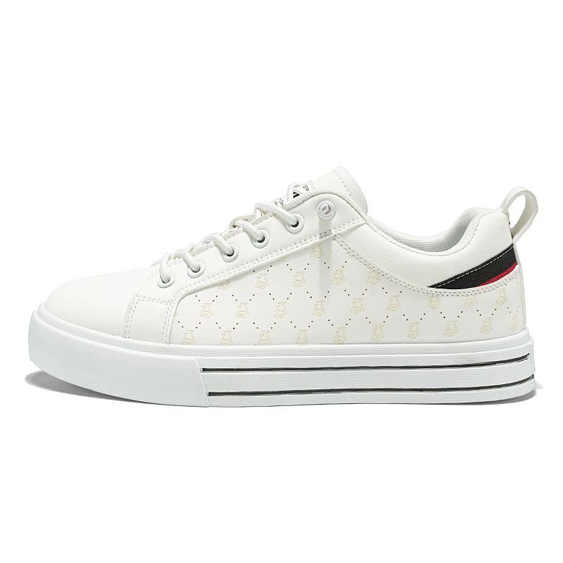 Board shoes, men's shoes, summer high-end feel, leather soft sole, casual, internet famous, popular, white shoes