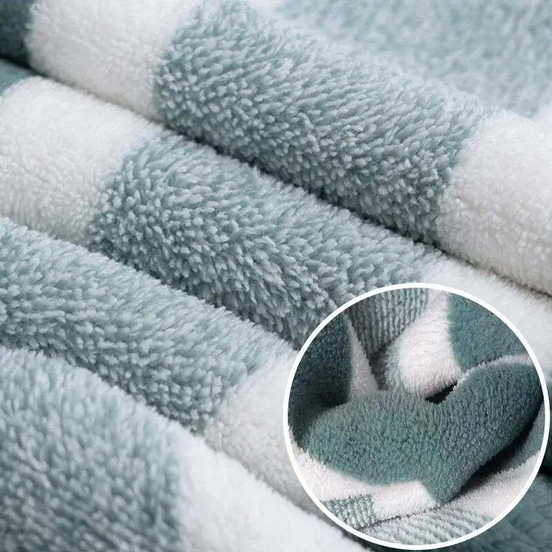 Striped Pattern Towel Set Soft Hand Bath Quick Drying Absorbent Towels For Bathroom 250703