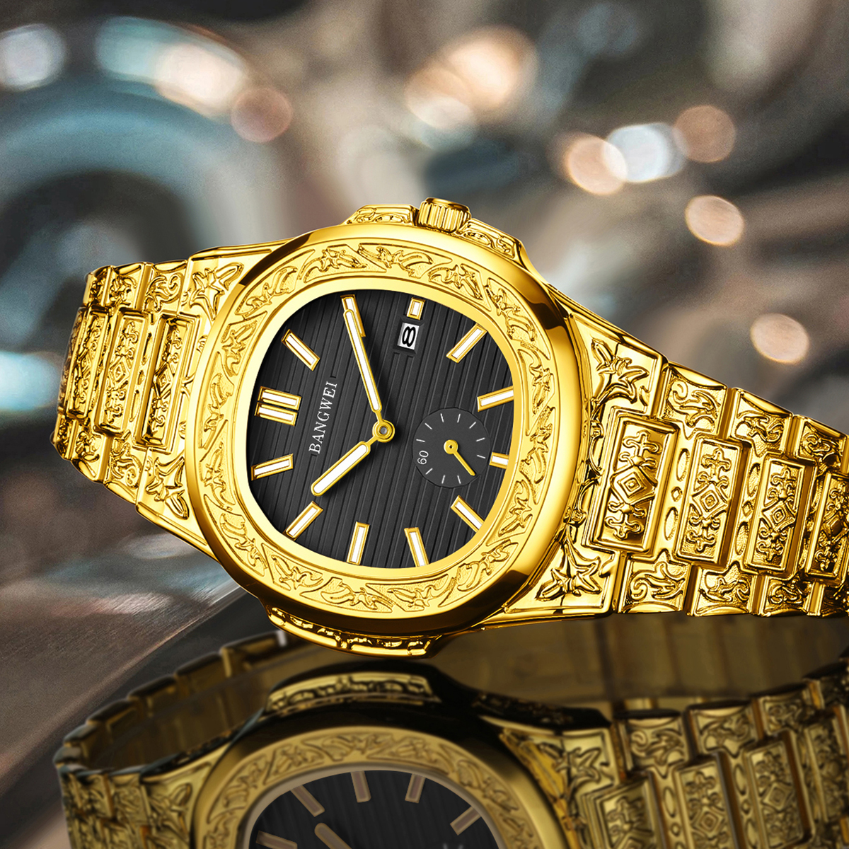 Ligg watch men's universal watch men's and women's same waterproof watch holiday gifts