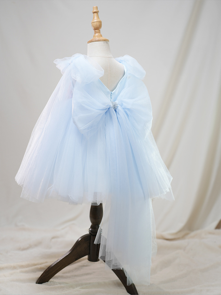 Customized Cute Colorful Flower Girl Dresses for Wedding 3D Butterfly Floral Girls Pageant Birthday Gown First Communion Dress Z250214