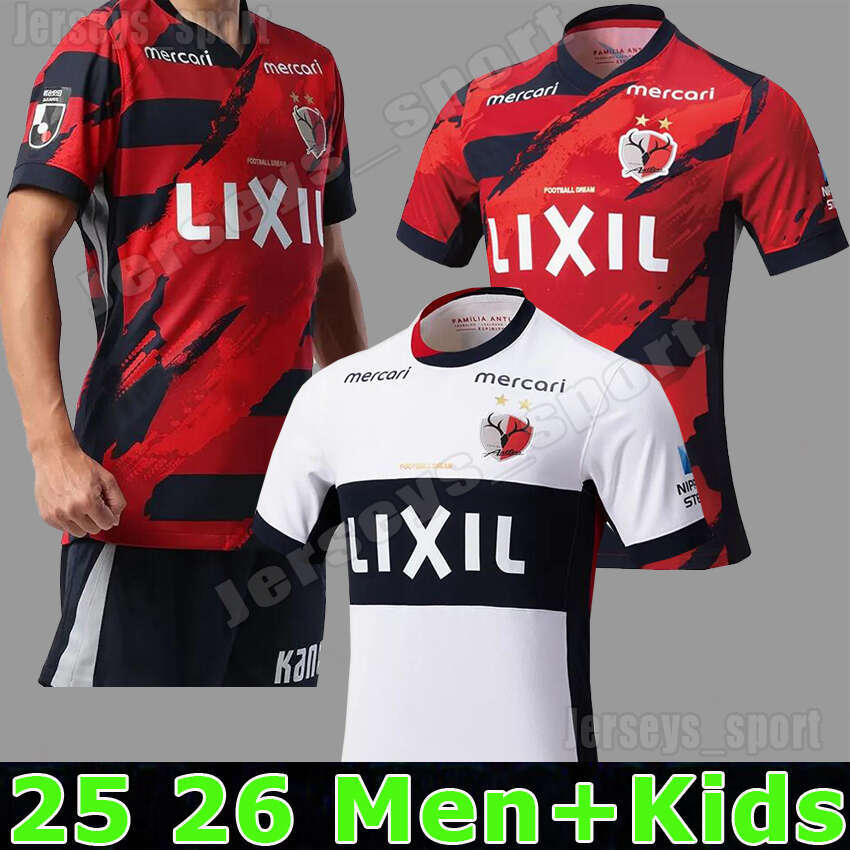 25 26 J. League Kashima Antlers Soccer Jerseys TOKUDA MOROOKA 2025 2026 YUMA CHINEN NAKAMA MILOSAVLJEVIC SEKIGAWA MIZOHI TAGAWA Men Uniforms Football Shirts
