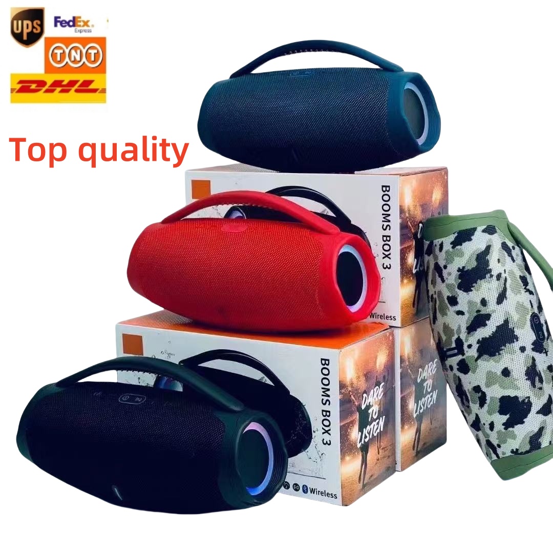 Speaker Boombox Outdoor Wireless HI-FI Bluetooth Music Audio Glare Effect Portable Audio Single Speaker Subwoofer Stereo Sound Effect