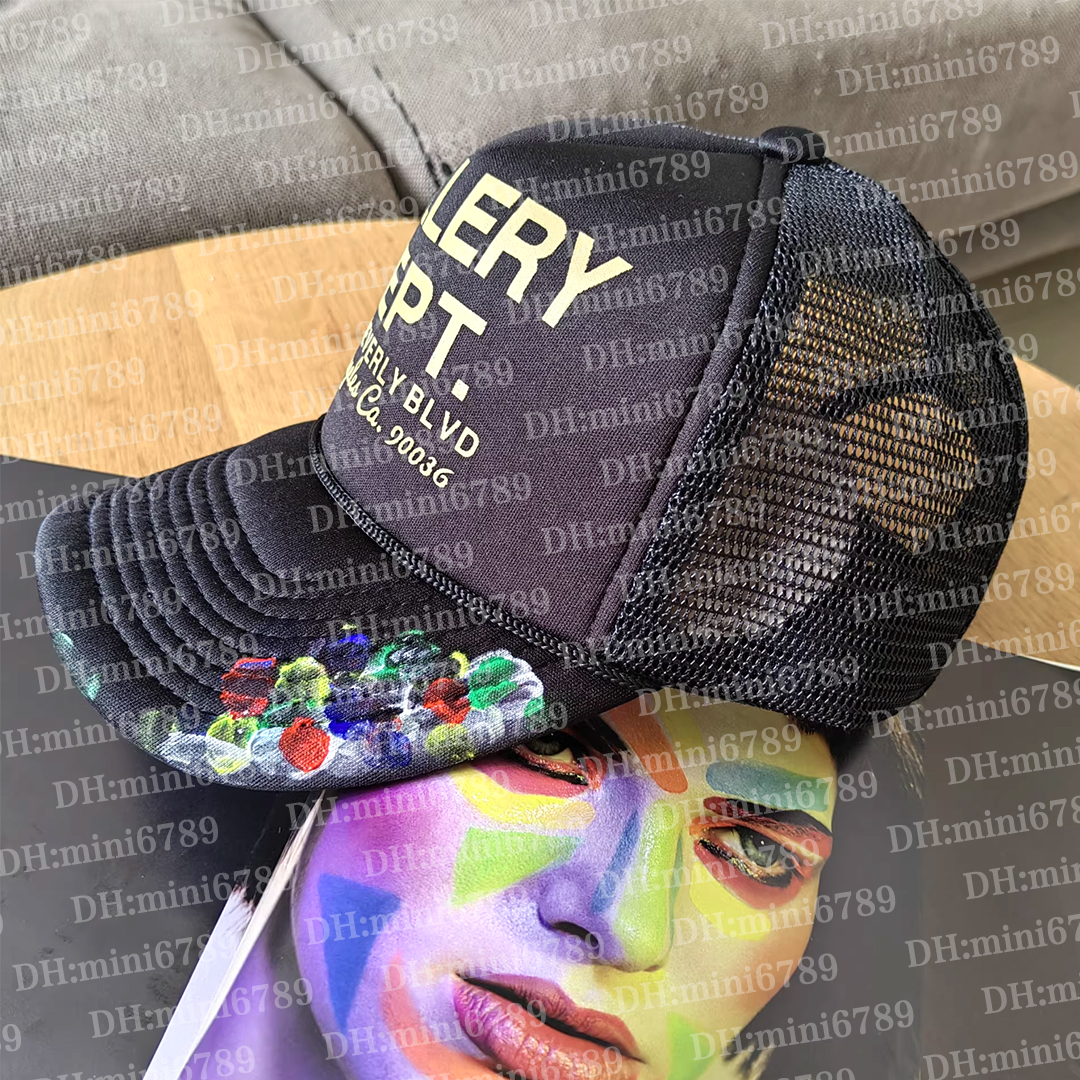 High Quality Gallery Trucker Hat Classic Bubble Baseball Cap Atk STACK Logo GD Workshop Hat Summer High Quality Unisex Adjustable Hat gorra