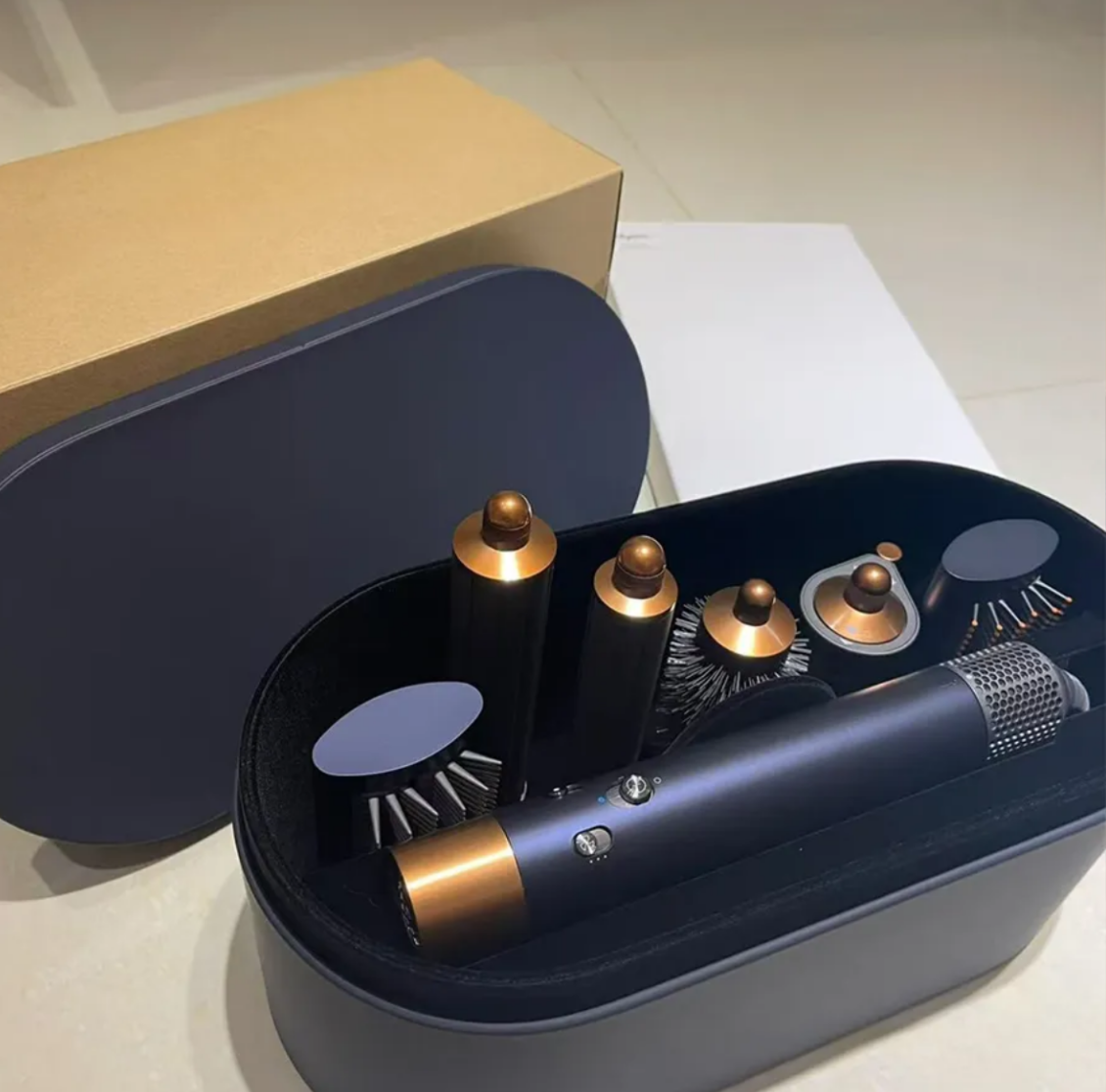 2025 designer luxury HS05 HT01 HD08 Curler Hair dryer Curling iron Multi Function for Women Hair Tool Negative ion 7in1 comb travel set wrap Retail Pa