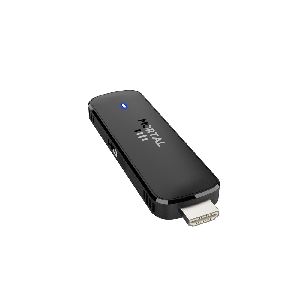 Global Version Android TV Stick Mortal Q8 Voice Remote Android14 8K4K Video Wifi6 2G 16G 2.4G/5GHZ DUAL WIFI BT VOICE remote TV box