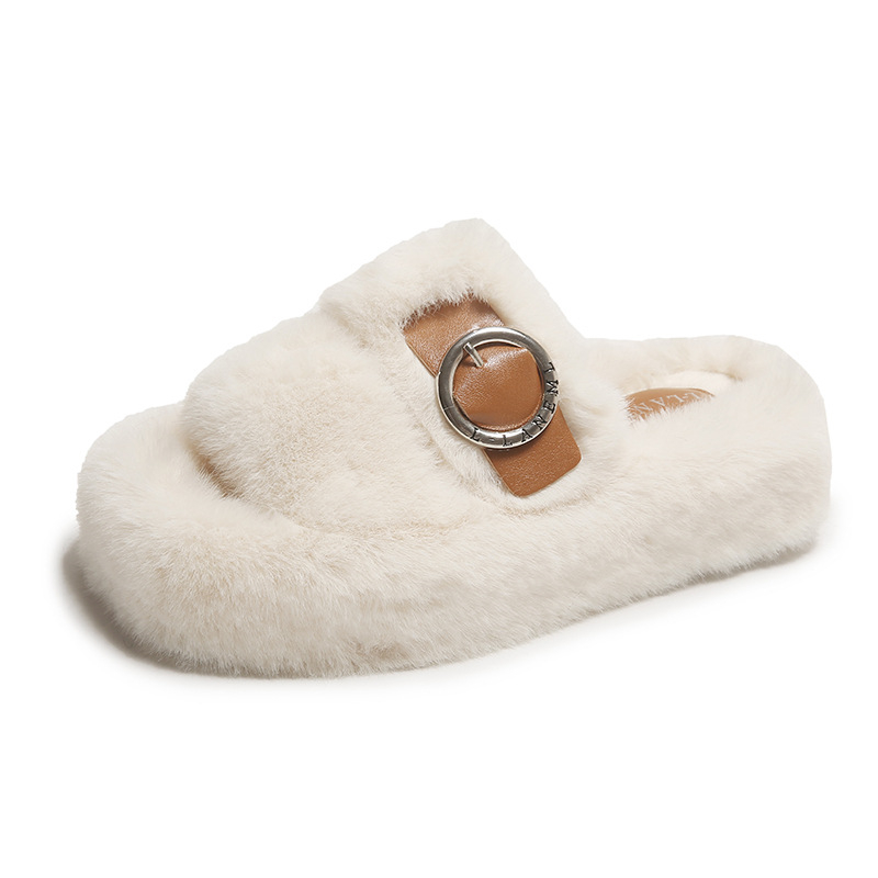 free shipping designers slippers for womens Fashionable thickened height increasing cotton mop for home and outdoor wear