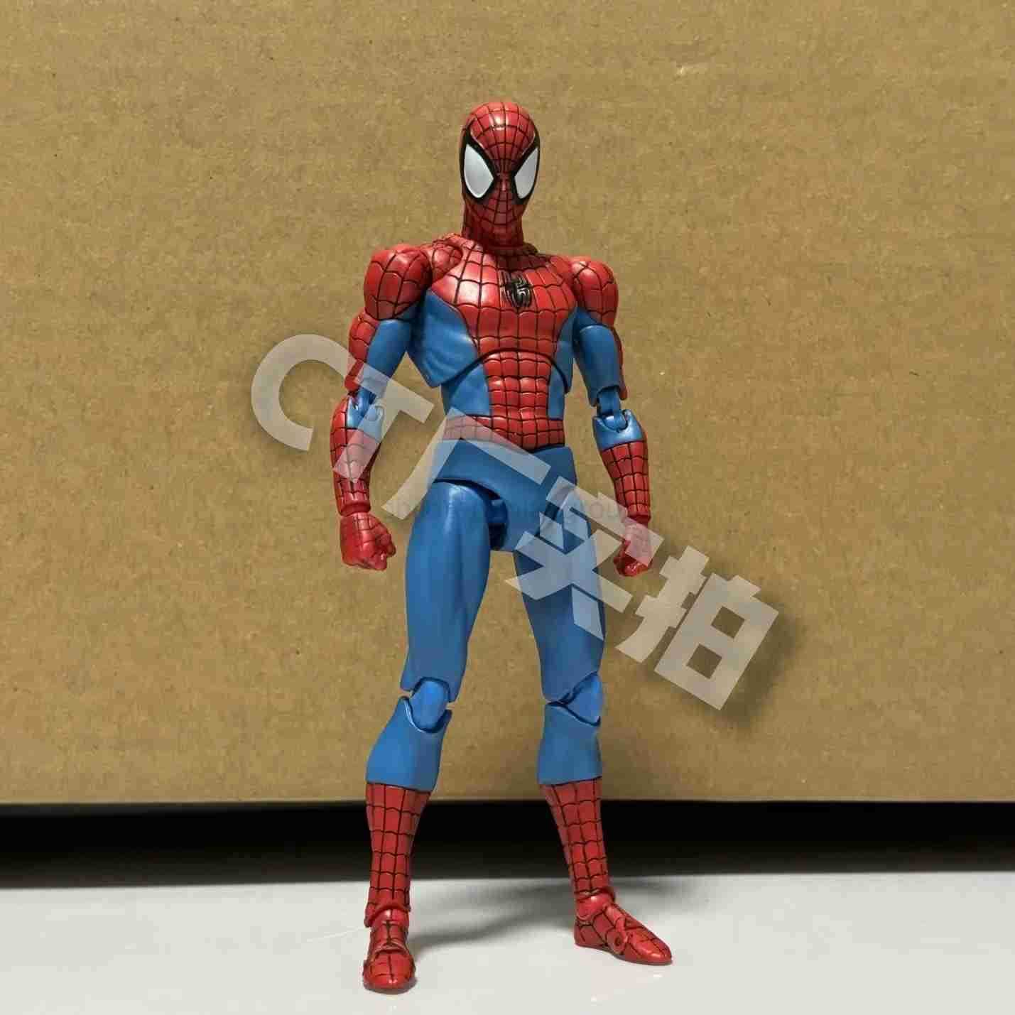 Disney New CT Toys Spiderman Mafex 185 Classic Costume Ver Miles Morales 2099 Spider-Man Anime Action Figure Christmas Gifts Toys W250710