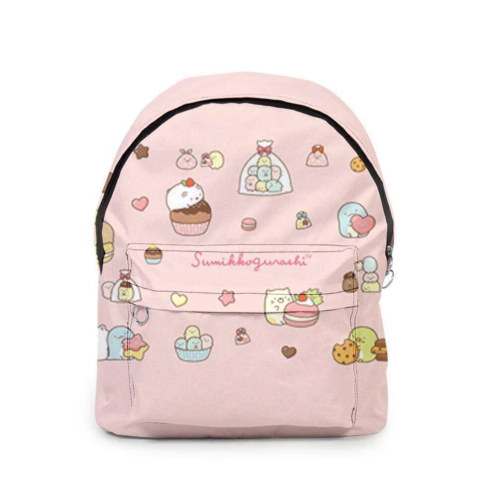 Novelty Cool Sumikkogurashi student Bookbag Notebook 3D Print Oxford Waterproof Boys/Girls Travel Backpacks