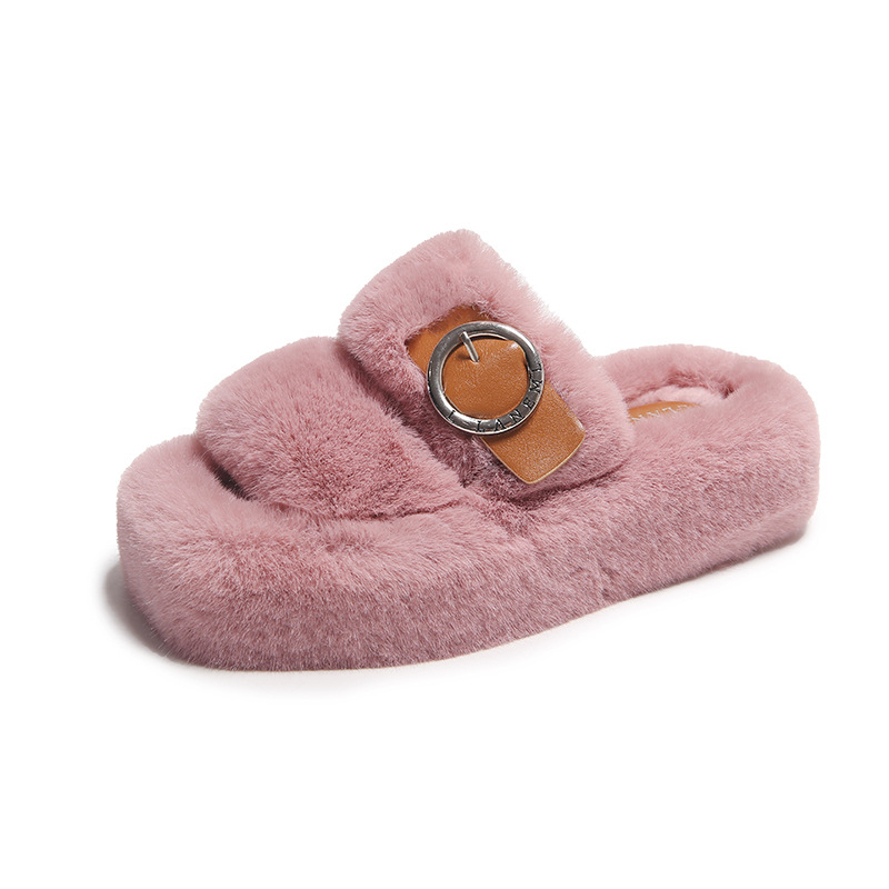 free shipping designers slippers for womens Fashionable thickened height increasing cotton mop for home and outdoor wear