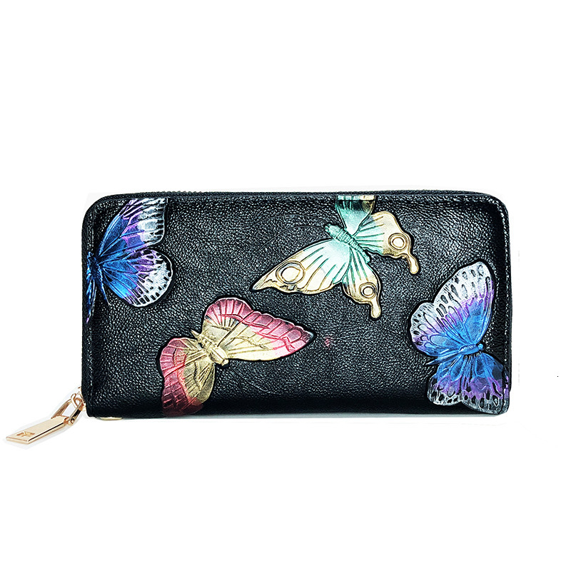 Designer Wallet Factory Direct Sale Long Wallet For Luxury Bag Women Fashion Embossed Zipper Clutch Ladies' Wallet Phone Bag Women's Handbag