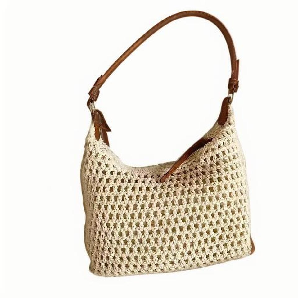 New crossbody new small knitting seaside handbag shoulder bag women 2025