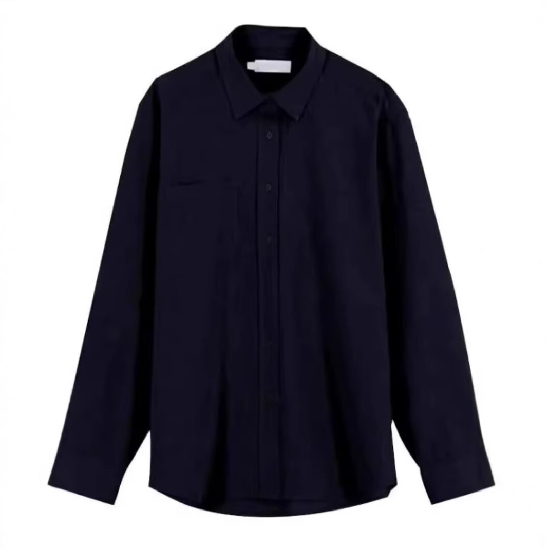 Long Sleeve for Men Summer Thin Trendy Brand Cool Street Non-Iron Linen Casual Shirt Lazy Style