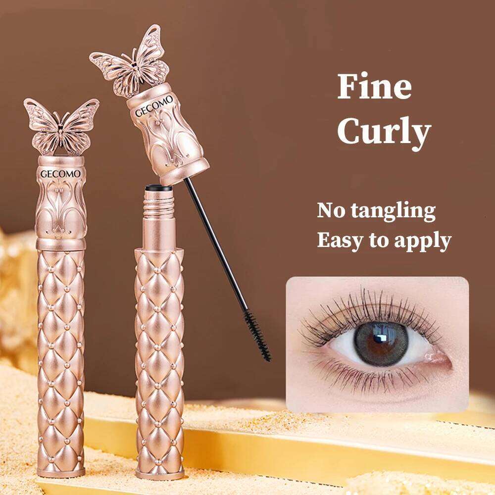 GECOMO Butterfly Flying Volume Mascara Curl Long-lasting Makeup Thin Brush Eyelash Primer Shape X250703