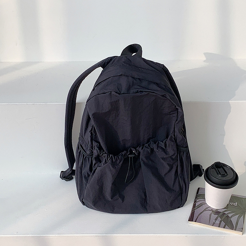 Backpack Style Simple nylon backpack for casual commuting large capacity lightweight