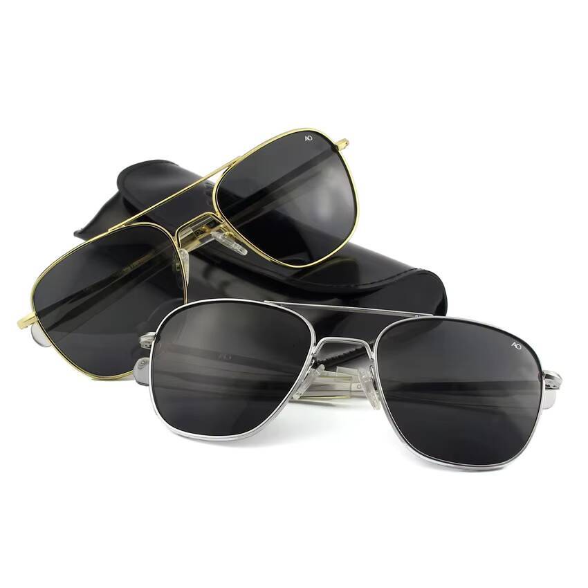 Aviation Sunglasses Men Women Outdoor driving pilot American Army Military Optical AO SunGlasses glasses Oculos de sol ddmythur