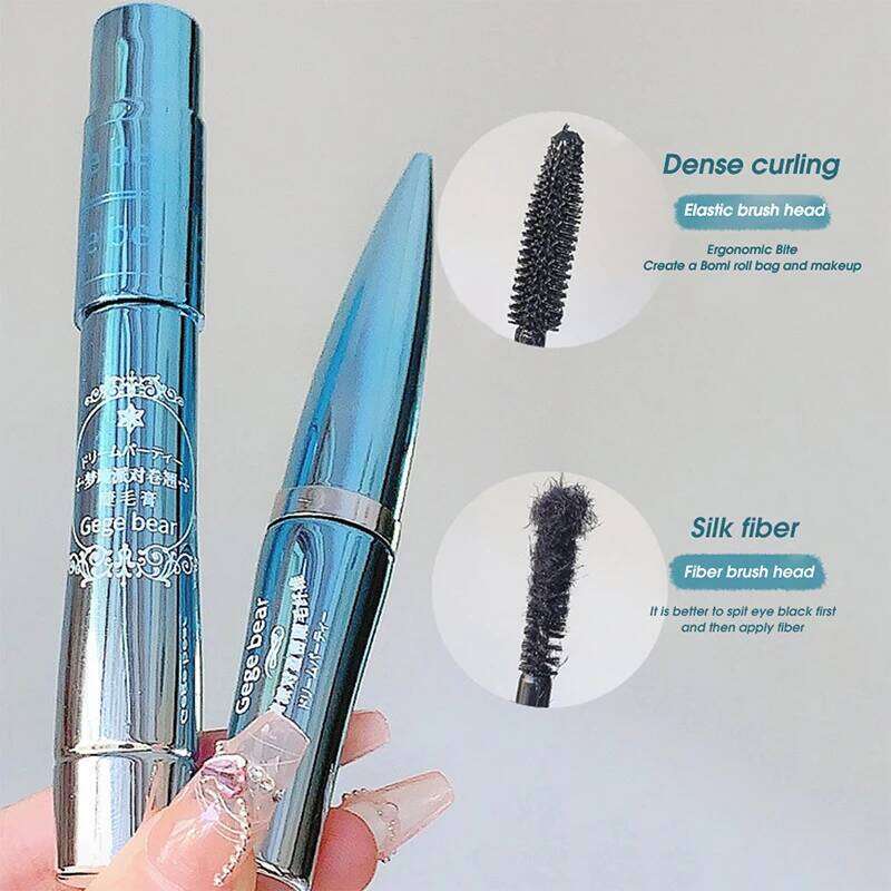 Fiber base mascara case is waterproof, thin long, not easy to sdging and lengthening Long natural curling X250703