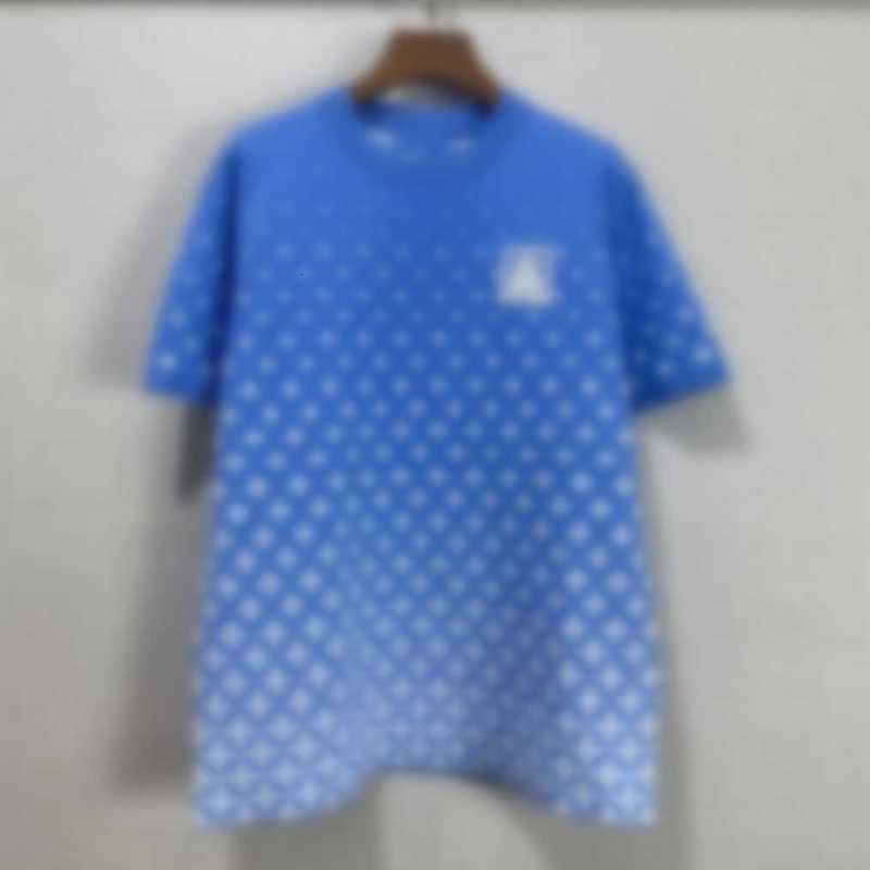 Men's T-Shirts Designer 2025 Spring Autumn Winter Trendy Brand Jacquard Short Sleeve Knit Sweater Unisex Crew Neck T-Shirt