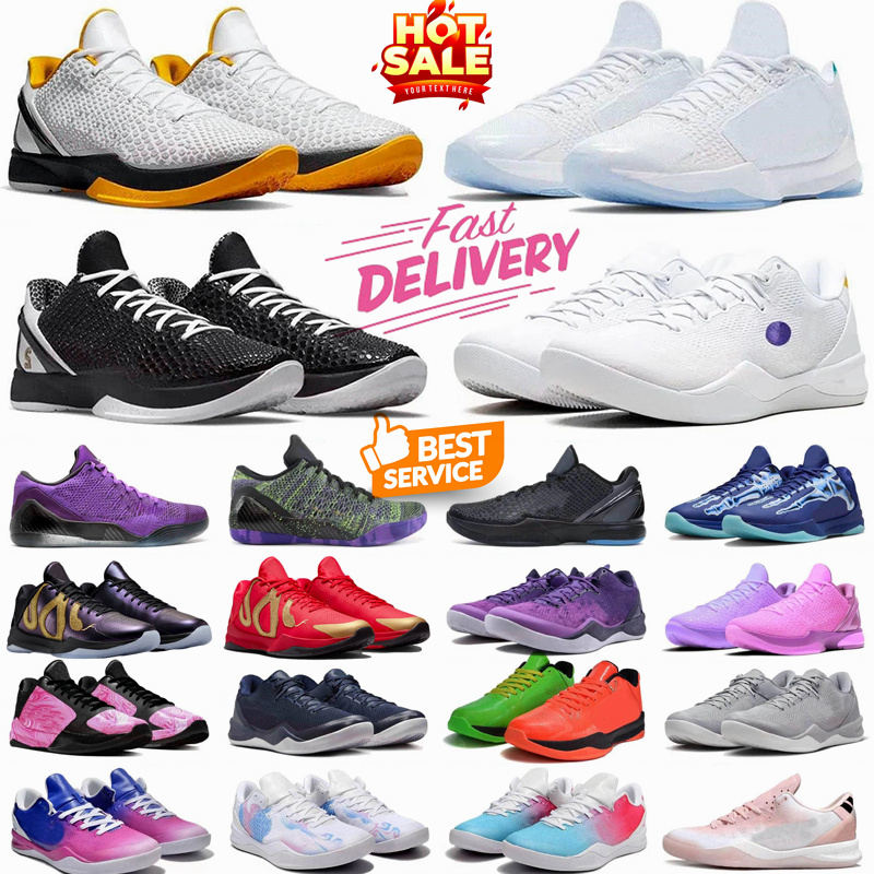 Free shipping Black Mamba 6 5 Protro Grinch Grinches Basketball Shoes 8 Eybl What The red Purple Dodgers Men mens Trainers university Outdoor Sports Sneakers