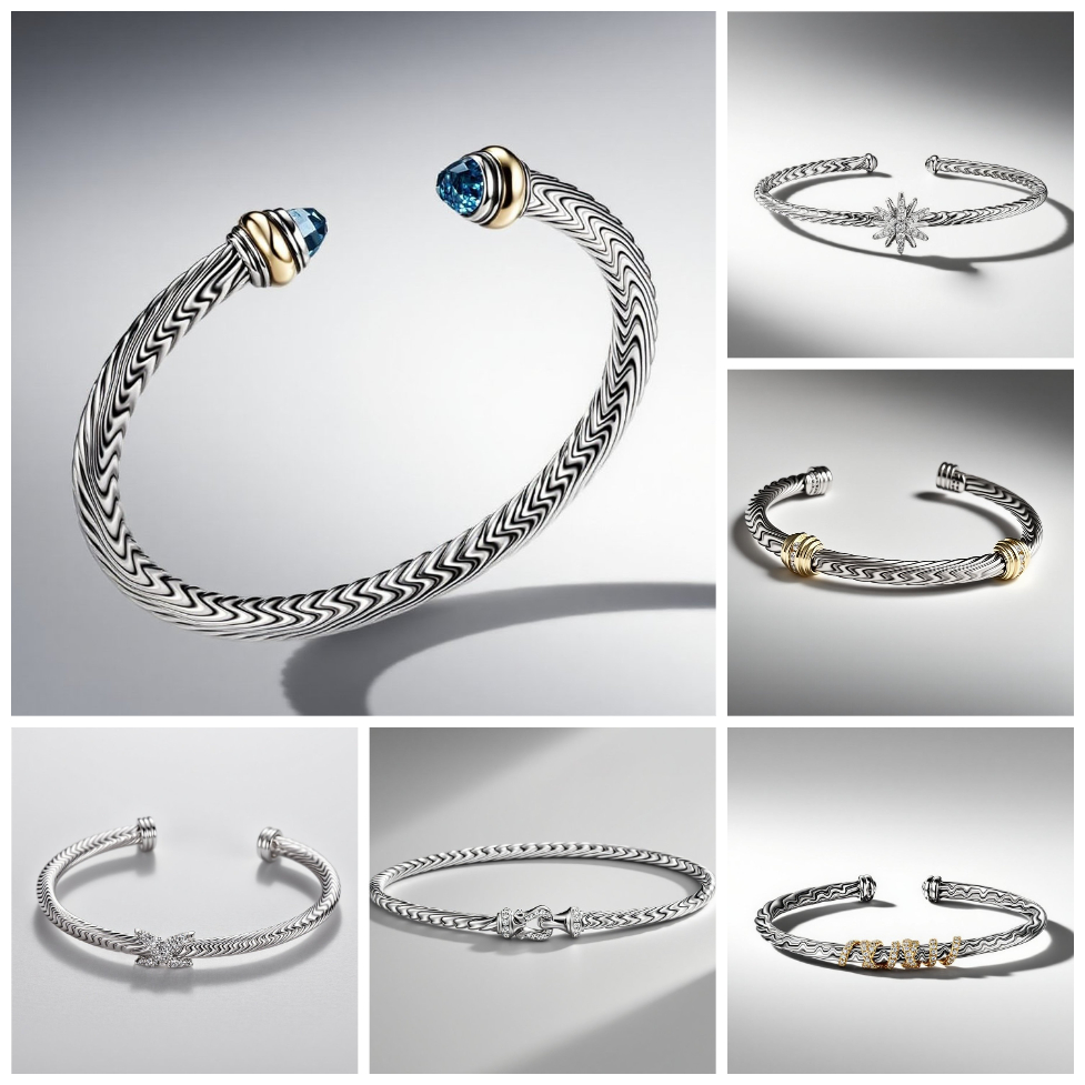 silver bracelet luxury designer jewelry charm bracelet exquisite Silver Plated bangle 2025 lolita style charm womens jewelry stainless steel bracelet womens gift