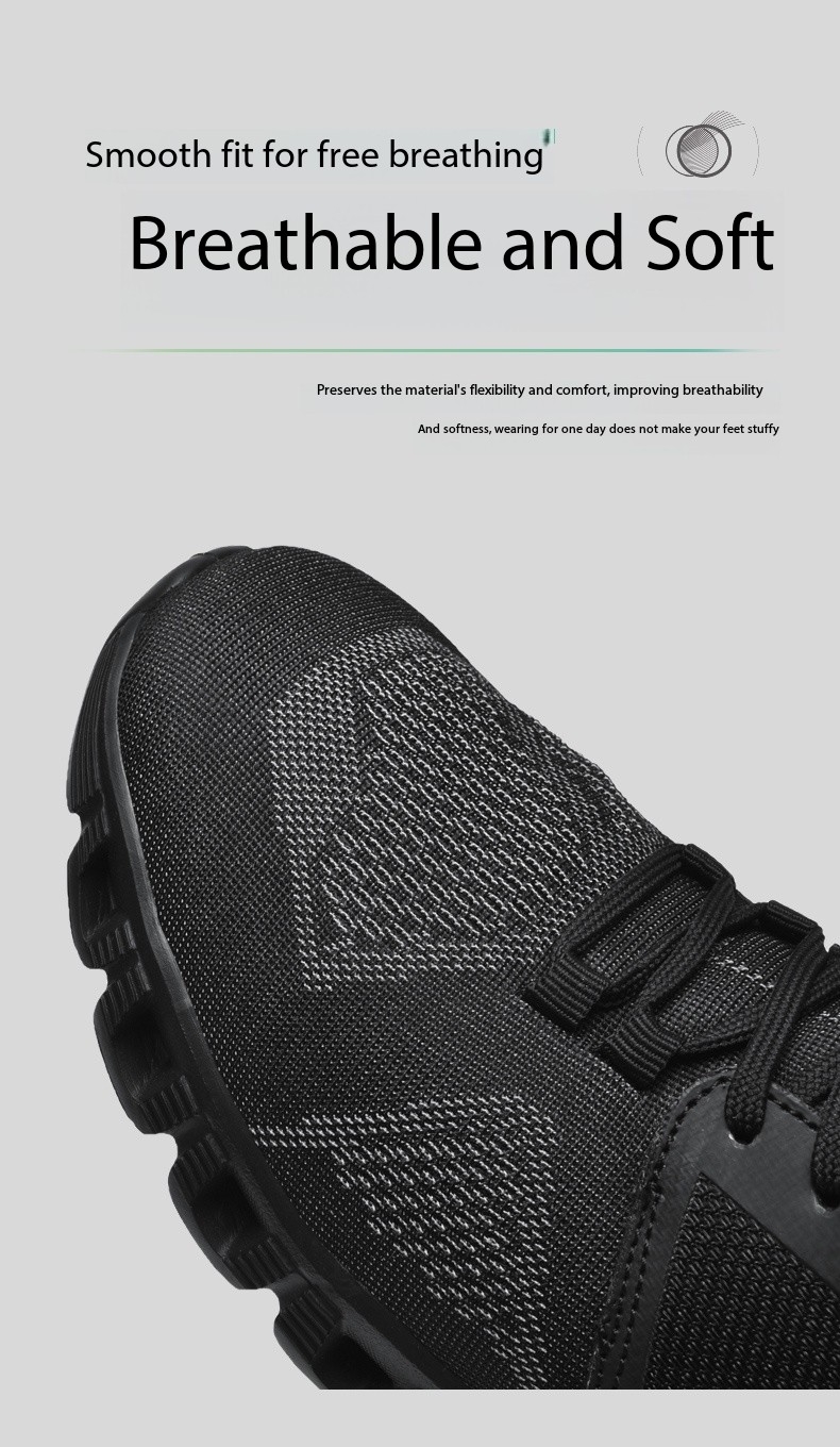 Men's lightweight fashionable sports shoes, spring and summer low top fly woven mesh fabric, breathable retro casual running shoes