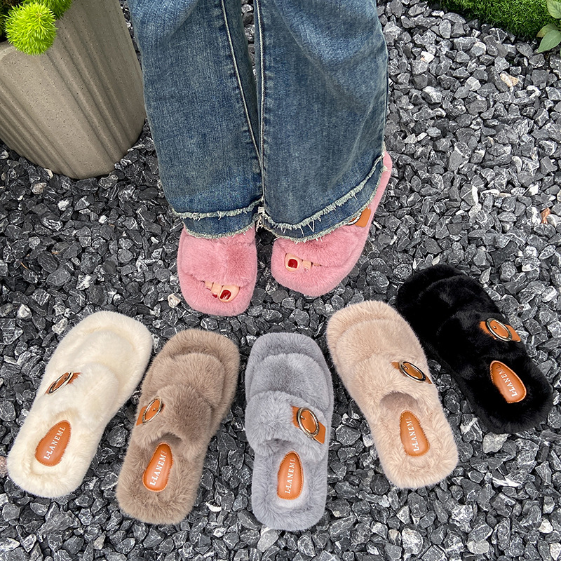 free shipping designers slippers for womens Fashionable thickened height increasing cotton mop for home and outdoor wear
