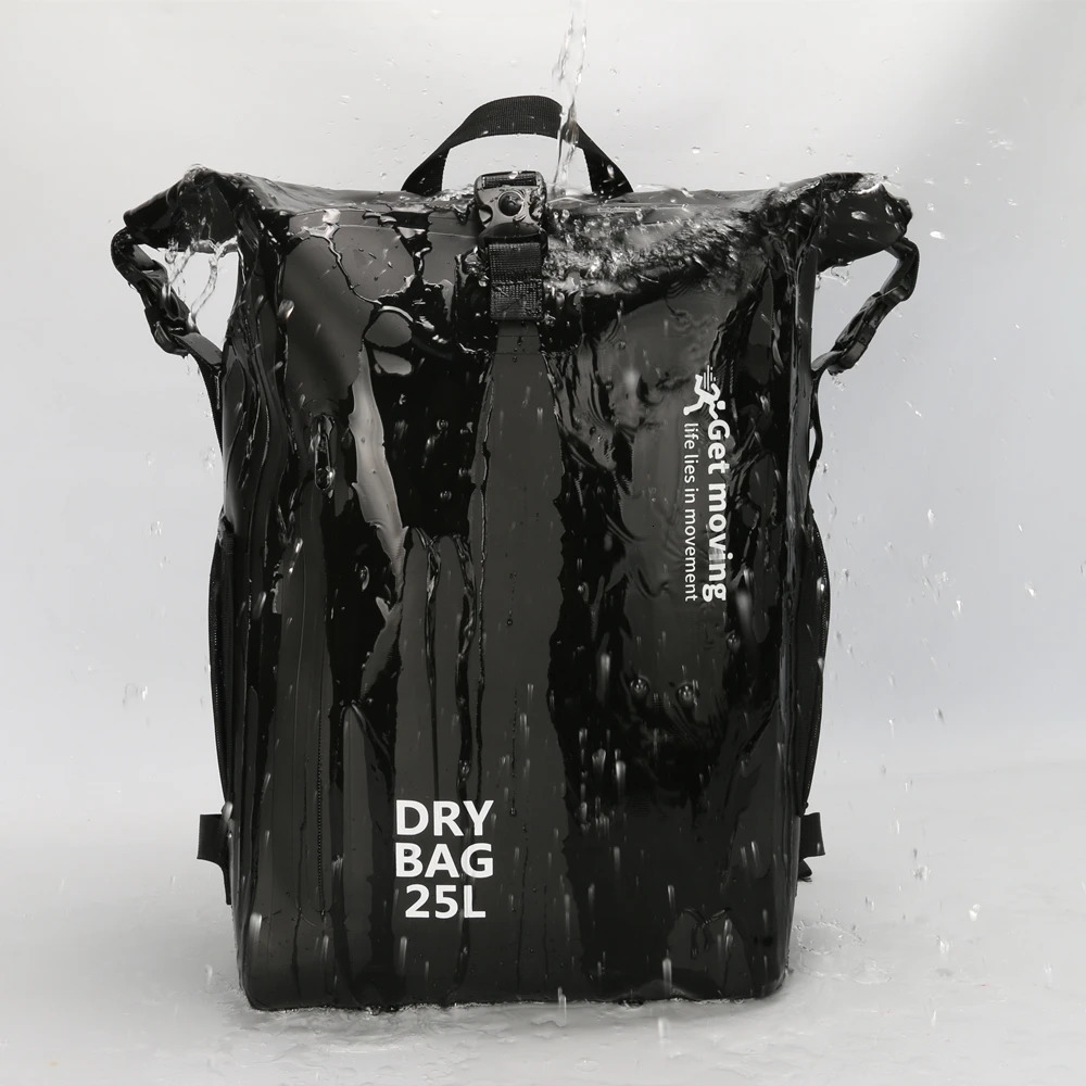 25L Waterproof Dry Bag Swimming Backpack Rucksack Pack Water Floating Sack Sport Canoe Kayaking Rafting Boating River Trekking w250703