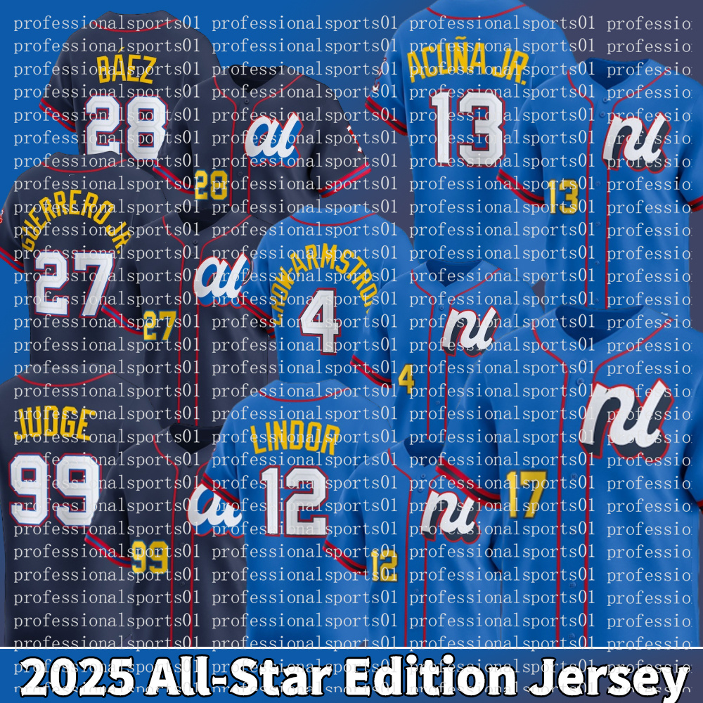 2025 All-Star Edition Limited Jersey Dodgers Yankees Orioles Mariners Cubs Tigers 4 Ketel Marte Freeman Lindor Machado Crow-Armstrong 17 Ohtani Stitched Jerseys