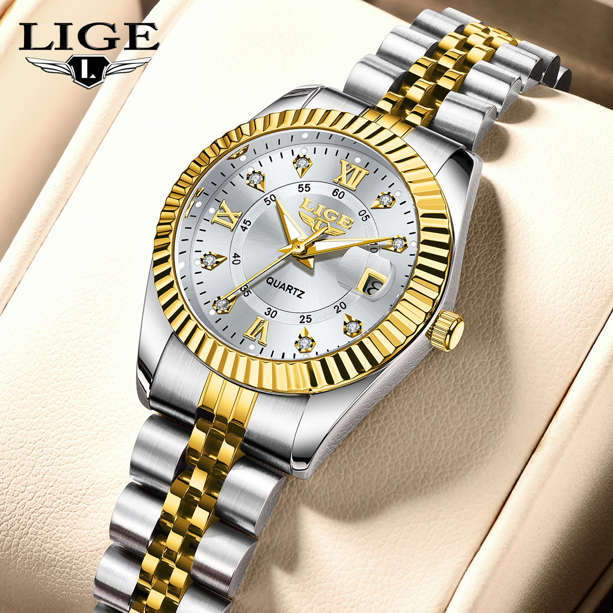 Watch Waterproof Watch Top Brand Men's and Women's Universal Style Square Case Fashion Business Watch Holiday Gift Teen Watch Three-Pin Cale