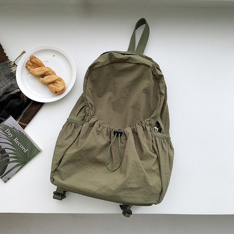 Backpack Style Simple nylon backpack for casual commuting large capacity lightweight