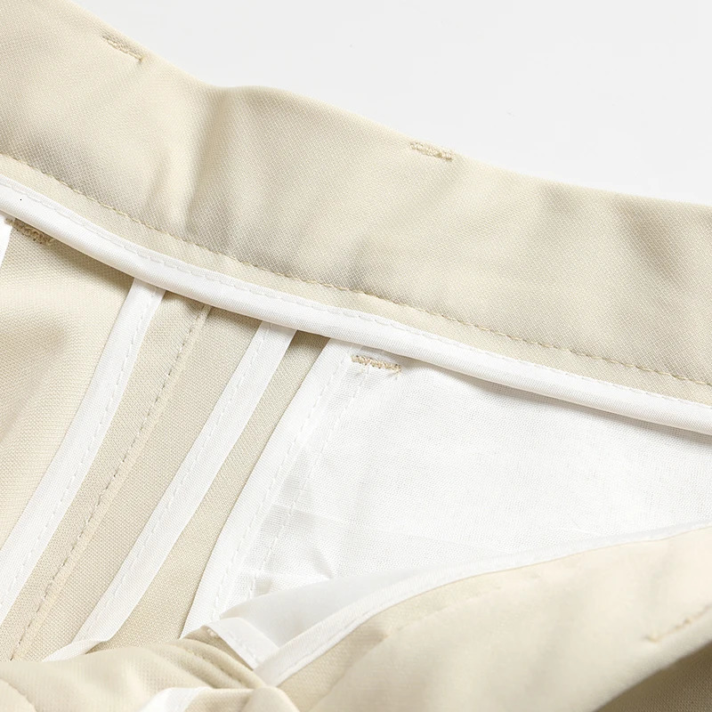 2942 Mens Summer Pants Thin Straight Stretch Casual with No Trace Ironing Fabric Silky and Cool Feeling y250729