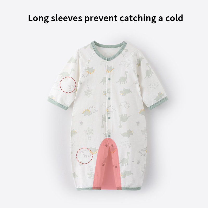 Unisex Lightweight Cotton Baby Sleevesuit for Boys & Girls - Comfortable Summer Wear