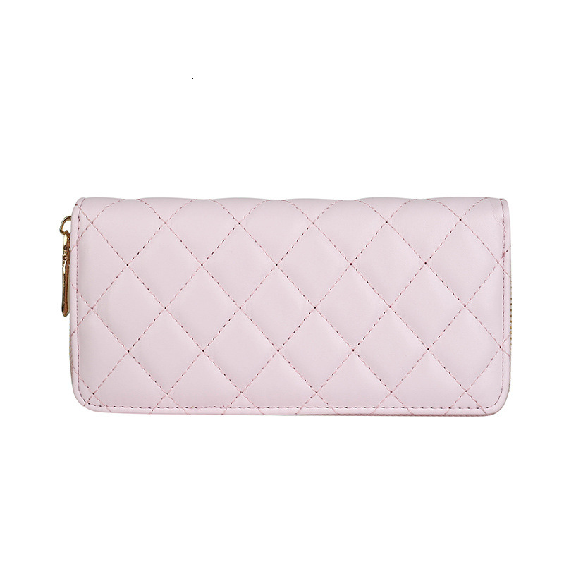 Designer Wallet 2025 New Women's Wallet European And American Fashion Quilted Embroidery Medium Long Evening Clutch PU Wallet Luxury Bag Coin Pur
