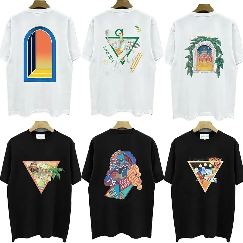 Designer Tshirt knitted designer shirts men and women loose button up t shirt hawaiian summer ourwear mens designer t shirt