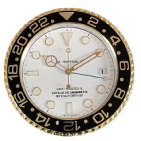 Super Silent Luxury Wall Clock Metal Modern Design Large Wall Watch Home Stainless Steel Luminous Clock The Date Will Work dhl85