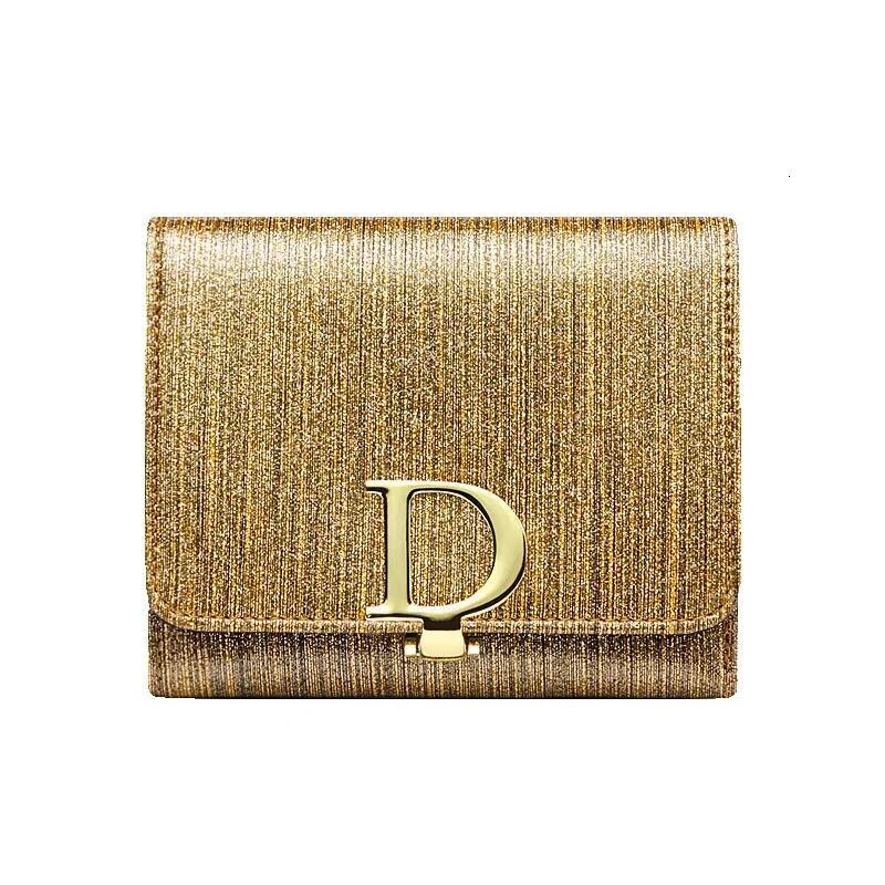 Designer Wallet Factory Luxury bag Direct Sale Banyanu New D-Buckle Genuine Leather Women's Wallet Short Cowhide 70% off Handheld Money Clip Coin