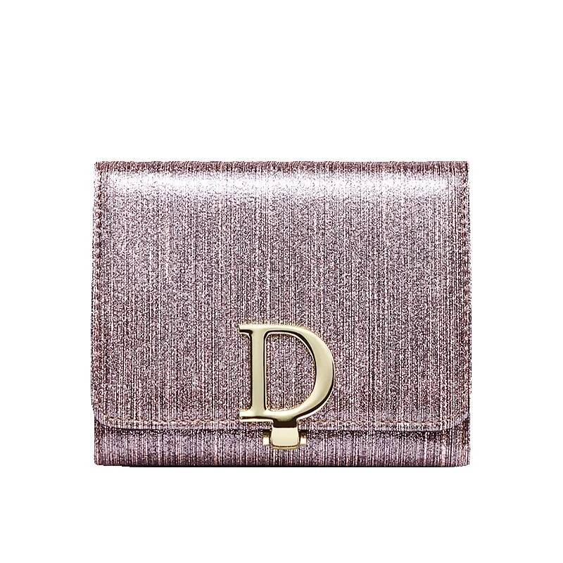 Designer Wallet Factory Luxury bag Direct Sale Banyanu New D-Buckle Genuine Leather Women's Wallet Short Cowhide 70% off Handheld Money Clip Coin